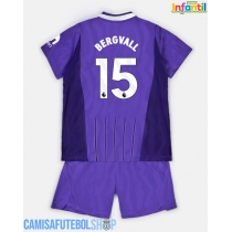 Camisa de time de futebol Tottenham Hotspur Lucas Bergvall #15 Replicas 3º Equipamento Infantil 2026-27 Manga Curta (+ Calças curtas)